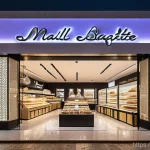 사우디아라비아의 주요 쇼핑 축제와 세일 시즌 - **A modern, vibrant shopping mall in Riyadh, Saudi Arabia, bustling with diverse shoppers of various...